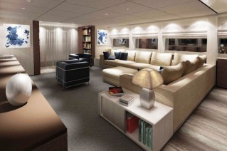 New Sanlorenzo SL94 motor yacht series Main Salon